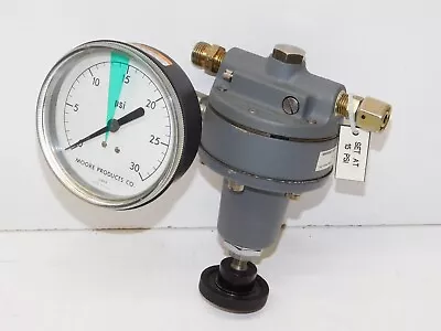 New Siemens 40-30 Precision Pressure Regulator Dial Gauge Moore Nullmatic Unit • $249