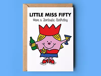 Funny 50th Birthday Card For Wife Mum Daughter Sister Or Friend - Fifty • £3.50