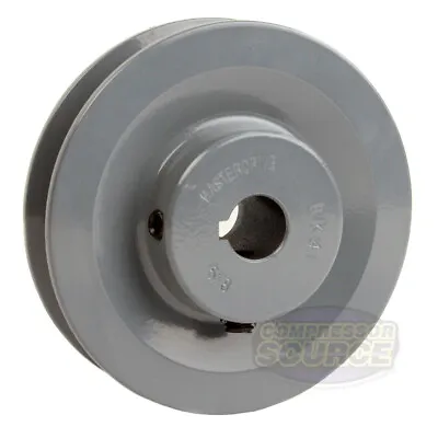 Cast Iron 4  Single Groove Pulley V Style B Belt 5L For 5/8 Inch Keyed Shaft • $29.95