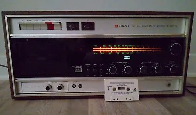 Vintage Hitachi FM-AM Stereo Radio Cassette Tape Player Model KST-3400H • $200