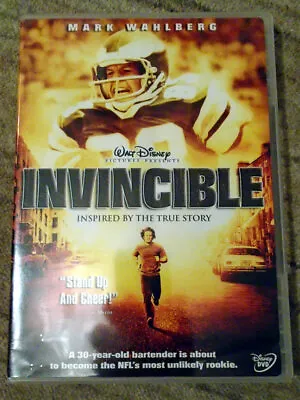 Disney's Invincible (Mark Wahlberg) - DVD - NTSC Region 1 - VGC • £3.99