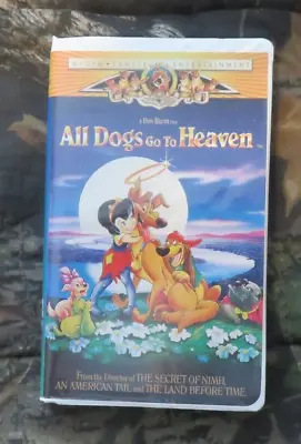 MGM  Feature  All Dogs Go To Heaven  VHS Tape (2000 Clamshell Case) • $1.97