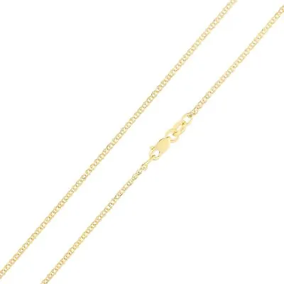 14K Yellow OR White Solid Gold 1.5mm Flat Open Wheat Chain Necklace • $200