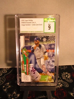 $0.99 • Buy 2020 Topps Holiday Fernando Tatis Jr. Candy Cane Socks SP