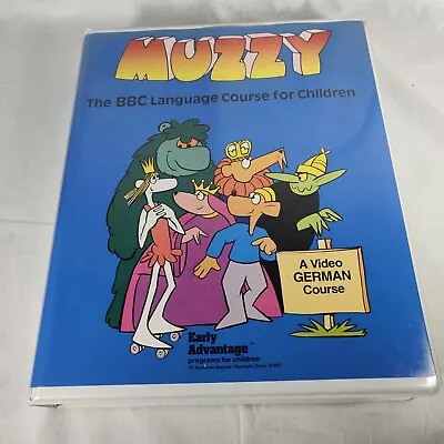 Muzzy I And II Video German Early Advantage BBC Language Courses 1990 VHS  • $44.99