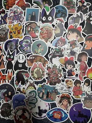 50 Pcs Studio Ghibli Sticker Pack Totoro Spirited Away Mononoke Vinyl Waterproof • $7.99