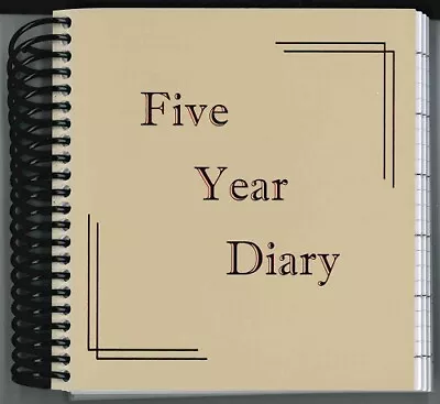 Diary 5 Year • $20.99