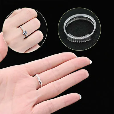 20pcs Invisible Tightener Ring Size Reducer Resizing Adjuster Pad Jewellery Tool • $7.21