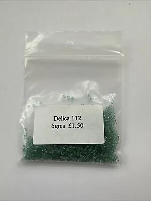 Miyuki Delica Beads Size 11 1 X 5g Pack DB112 • £1.50