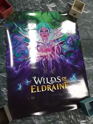 Mtg Wilds Of Eldraibe Foil Wpn Promo Poster • $30