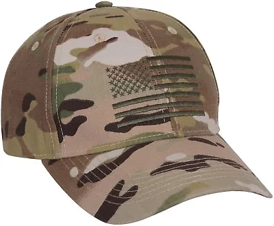 MultiCam Tactical US Flag Cap Adjustable Military Hat Army Camo OCP Scorpion • $16.99