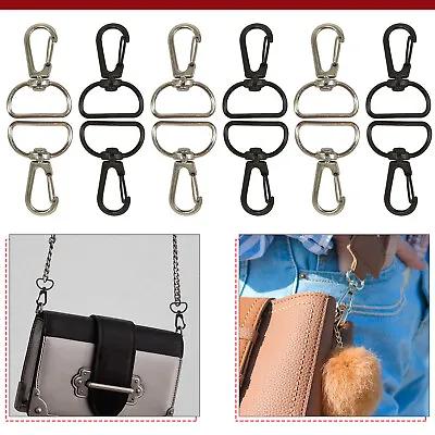 20mm Lobster Swivel Trigger Hook Bag Purse Shoulder Strap Belt Clasp Clip Buckle • £2.49