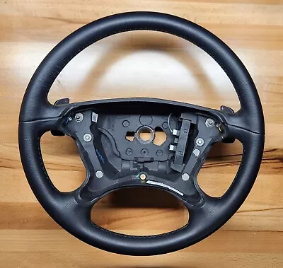 Mercedes W211/W219/R230 Black Leather W/ Paddle Shift Steering Wheel - NOS • $275