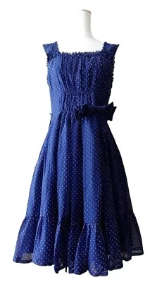 Metamorphose Gothic And Lolita DRESS Jumper Skirt Japan Brand Blue • $225