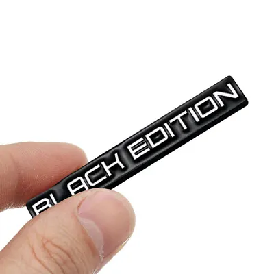 Black Edition Logo Emblem Badge Car Rear Tailgate Decal Car Stickers Accessories • $8.78