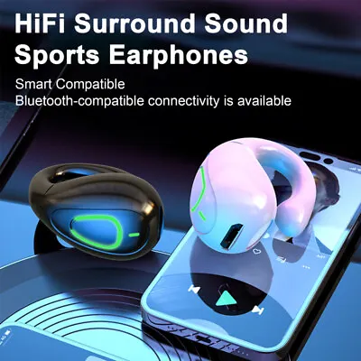 £6.52 • Buy Ear Clip Bluetooth Earphones Open Ear Clip Headphone Wireless Ear Clips Ear Buds