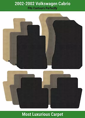 Lloyd Luxe Front & Rear Row Carpet Mats For 2002 Volkswagen Cabrio  • $249.99