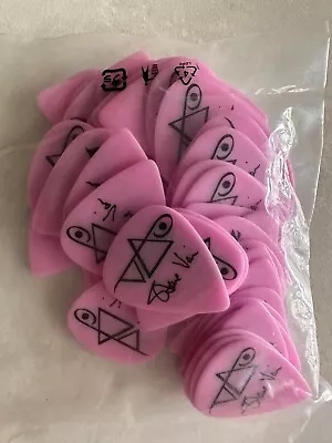 50 Pcs Set NEW Ibanez Artist Model Steve Vai Guitar Picks  PINK B1000SVMP • $45