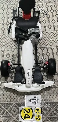 HYPER GOGO Electric GoKart Outdoor Race Pedal Off Road Go Kart For Adults White • $240