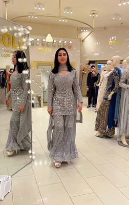£53.99 • Buy Dress Party Wear Salwar New Wedding Indian Designer Kameez Pakistani Bollywood