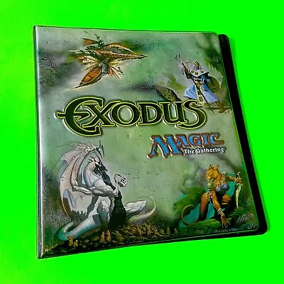 MAGIC THE GATHERING 🔥 EXODUS Binder 🔥 RARE 1990s 🔥 • $248.67