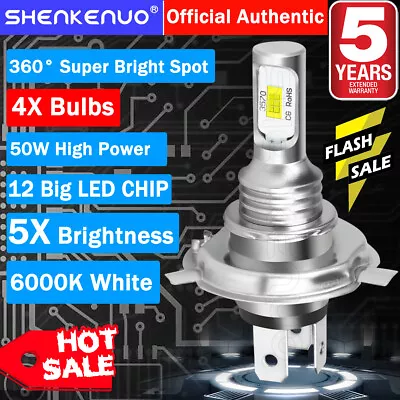 For Mazda 2 2011 2012 2013 2014 - 4PC 6000K LED Headlight Hi/Lo Fog Light Bulbs • $26.63