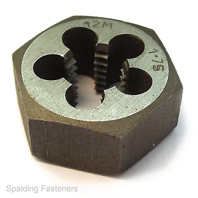Metric Fine Solid Hexagon Die Nuts British Quality Made M5 To M20 Carbon Steel • £25.08
