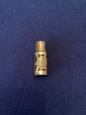 Designer Mexican .925 Sterling Silver Casing On Miniature Perfume Bottle • $20