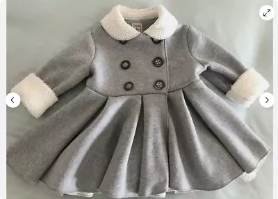 MACK & CO Girl's Darling Fleece Lined Gray Coat(GRAY HEATHER 5)NWT • $32.99