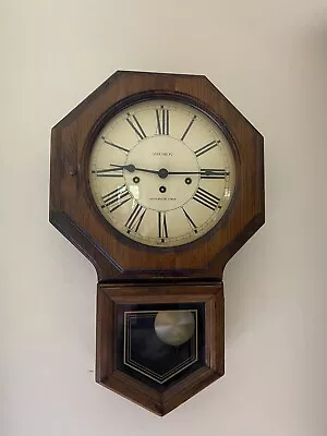 Vintage Verichron Key Winding  Wall Clock Made In USA • $159.99