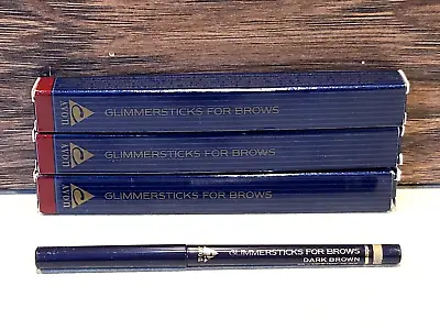$13.99 • Buy 3-pc Avon Glimmersticks For Brows DARK BROWN Eyebrow Definer Pencil NIB