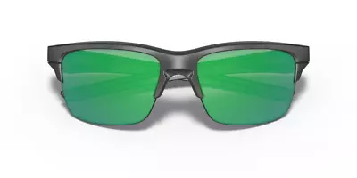 Oakley Men's Thinlink Lens  Matte Black Jade Green Iridium Sunglasses *NEW* • $64.99
