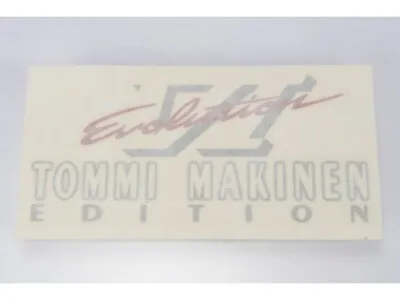 JDM OEM MITSUBISHI TOMMI MAKINEN Sticker Emblem Lancer Evolution EVO 6 CP9A RARE • $69.80