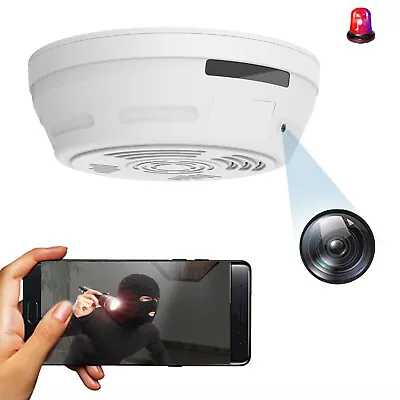 1080P HD Spy Hidden Camera Smoke Detector WiFi 180 Days Standby HD PIR Nanny Cam • $79.99