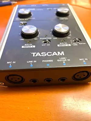 TASCAM US-122 MKII USB 2.0 Audio/MIDI Interface Interface Live Streaming Podcast • $39