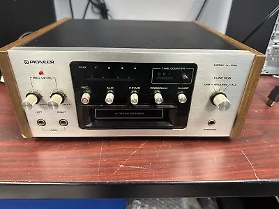 PIONEER H-R99 8-TRACK PLAYER RECORDING DECK  Strictly As -is Untested. • $125