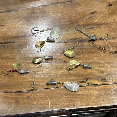 Matériel De Pêche Ancien - Devons Et Cuillères, Occasion, Pour Collection Ou Usage