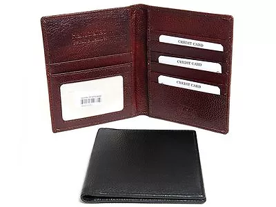 Men's New RFID Blocking Leather World Traveler Passport Holder Wallet • $14.98