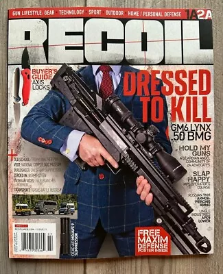 2024 RECOIL Gun Issue 71 DRESSED TO KILL Free Maxim Defense POSTER INSIDE Axis • $9.99