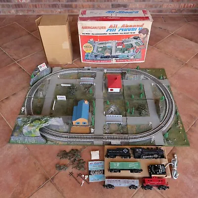 Vintage AC Gilbert American Flyer Train Set All Aboard W/ Original Package !!! • $1200