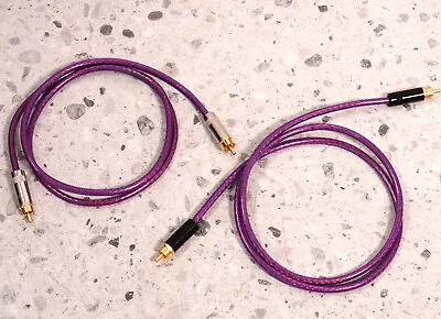 SHARKWIRE SG06E1 High Fidelity Signal Cable Stereo Hi-Fi Interconnect 1 M REAN • £25