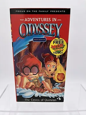 Adventures In Odyssey - The Caves Of Qumran W/ BONUS McGee And Me! VHS 2002 VTG • $8