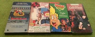 4 Children VHS Lot First Christmas McGee And Me Here Comes Santa Santa To Town • $16.90
