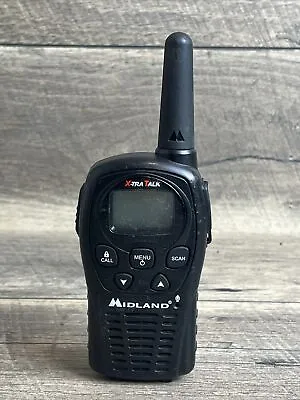 Midland LXT500PA Two Way Radio Black Walkie Talkie Single ONLY • $13.99