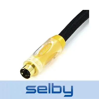 1.5m Mercury AV SVHS S-Video Cable Lead OFC Gold Plated Shielded • $16.95