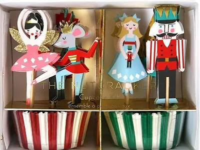 The Nutcracker Cupcake Kit Topper Party Pick Christmas Bake Cup Liners Meri Meri • $12.95