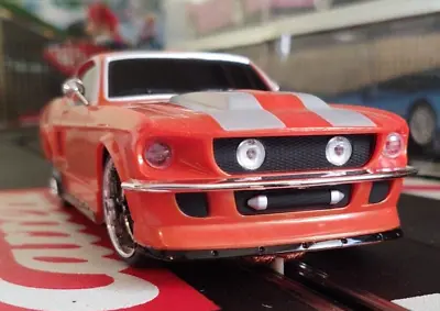 1/24 Scale R/C Converted (1967 Orange Ford GT Mustang) See Pictures Sharp Car PS • $31.50