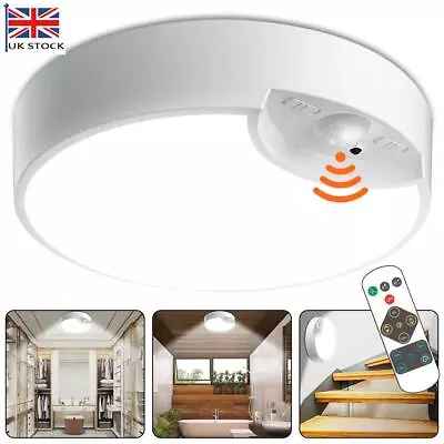 £17.09 • Buy LED Ceiling Light PIR Motion Sensor Battery Bathroom Kitchen Hallway Home Lamps