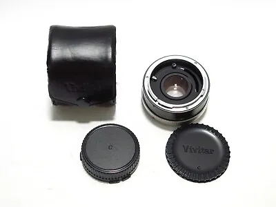 Vivitar Automatic Tele Converter 2X-4 FL-FD W/ Original Case & Lens Caps • $3.99