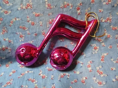 Christmas Ornament Musical Note  Bright Colored • $10.99